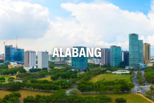 A photo of Alabang located in Muntinlupa City