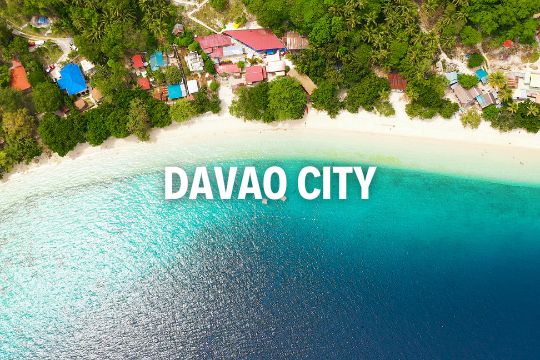 A photo of Davao city, a highly urbanized coastal city in the Davao Region
